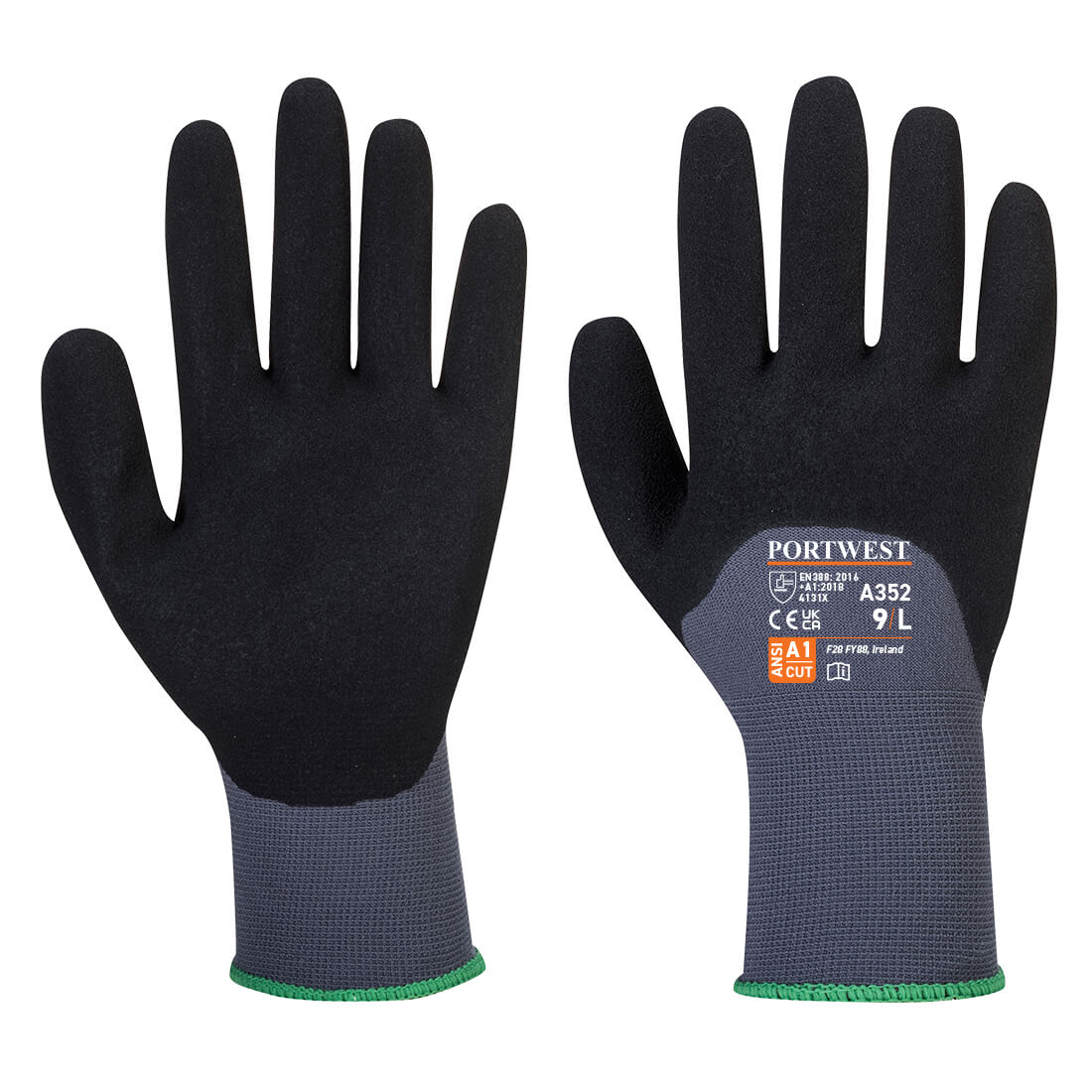 Grip 15 Nitrile Sandy 3/4 Palm Glove (Pack of 12)