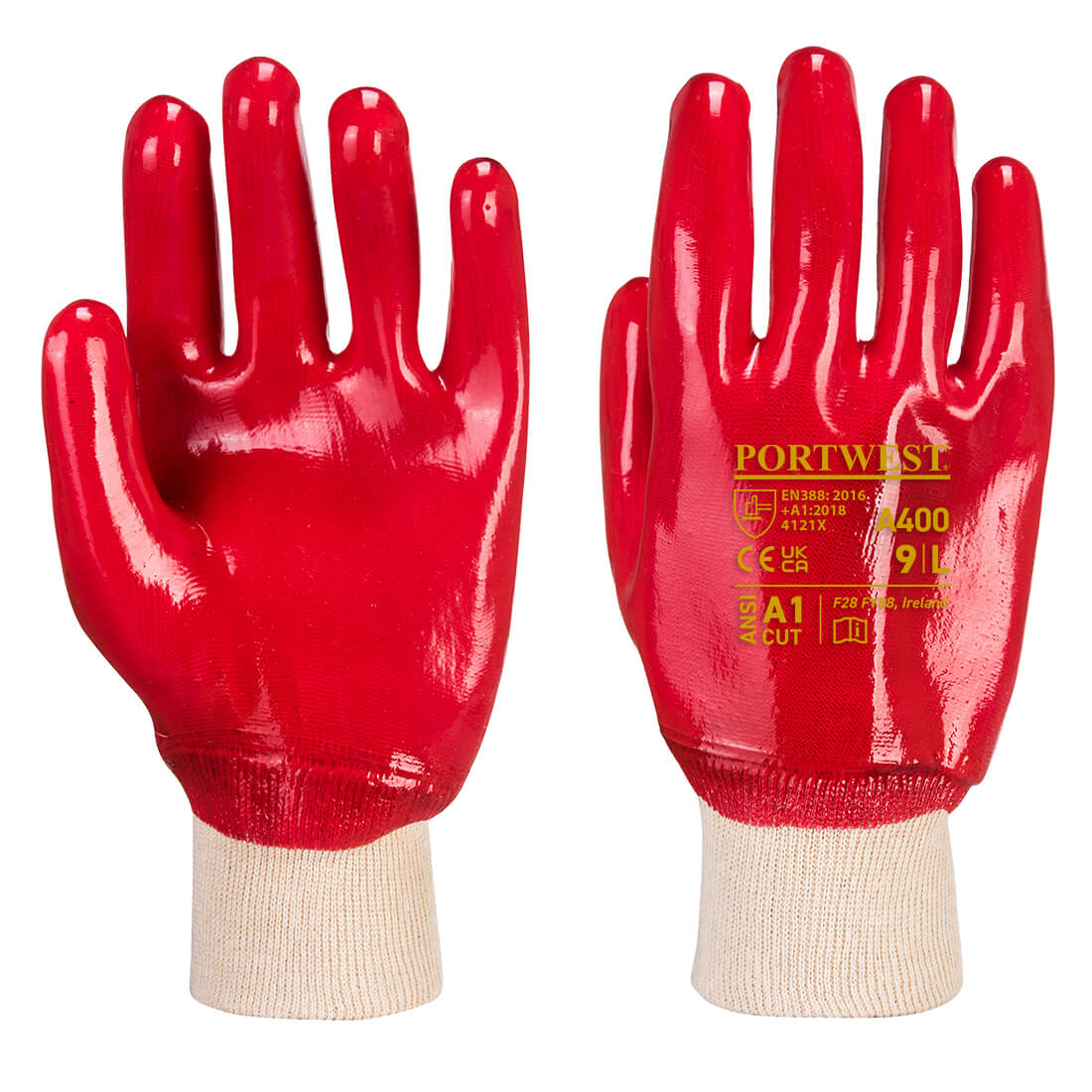 Grip PVC Knitwrist (12 Pairs)