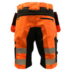 Slim Fit Stretch Work Shorts with Removable Holster Pockets