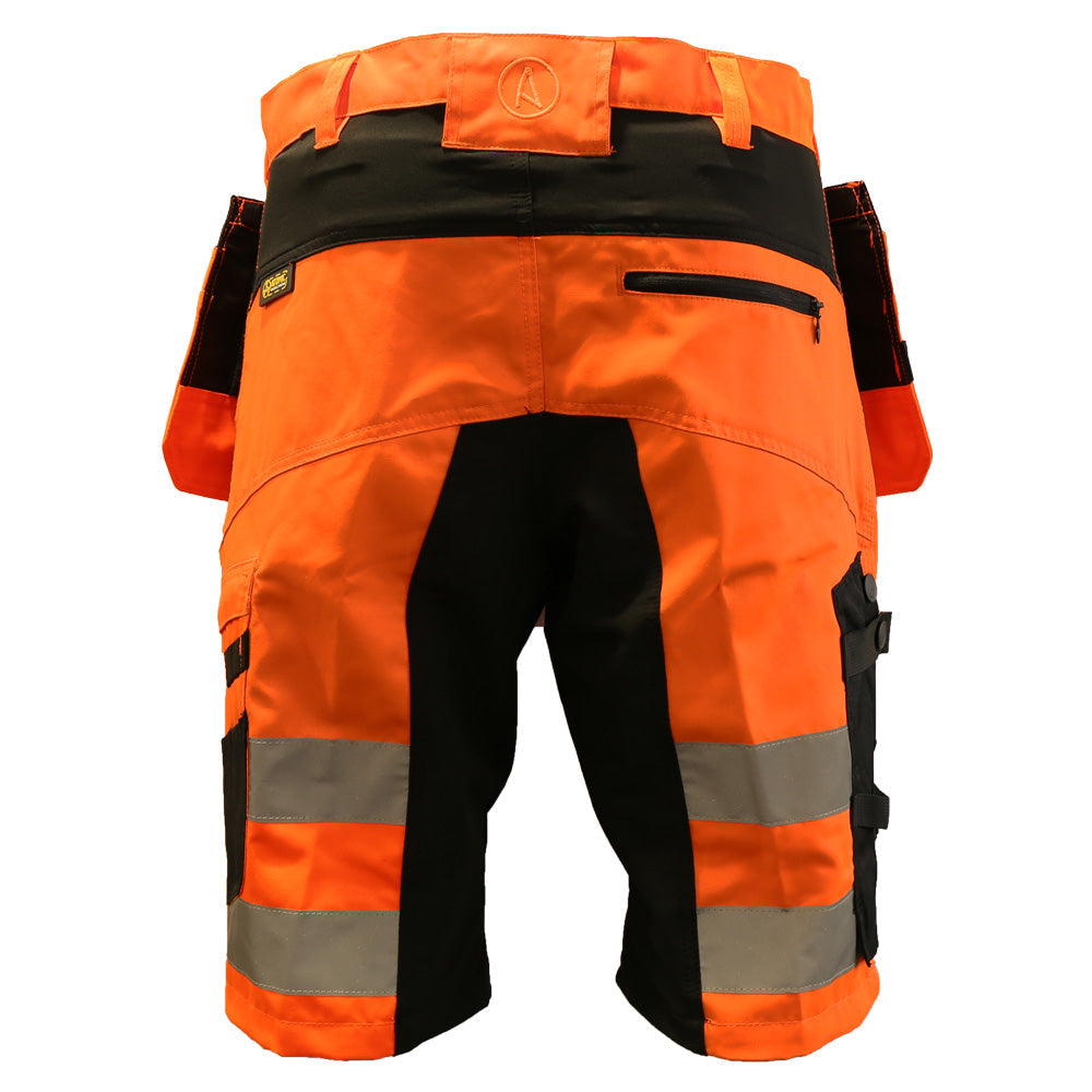 Slim Fit Stretch Work Shorts with Removable Holster Pockets