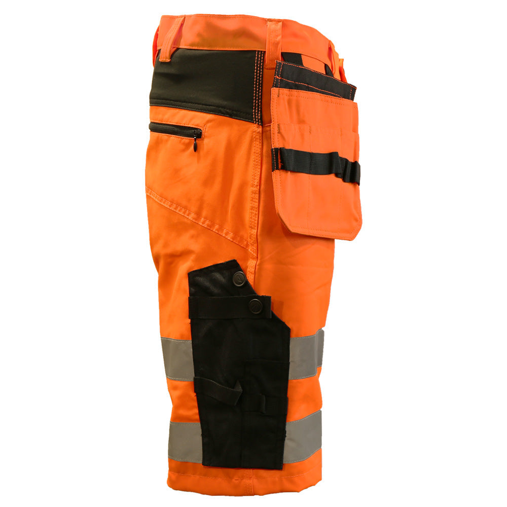 Slim Fit Stretch Work Shorts with Removable Holster Pockets